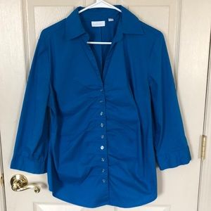New York & Company Stretch Button Up Shirt